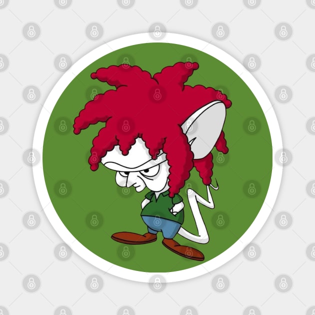 Sideshow Bob Magnet by strong chinese girl